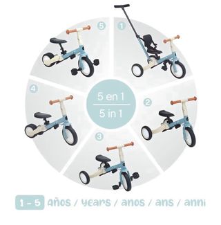 Bicicleta evolutiva 3 en 1