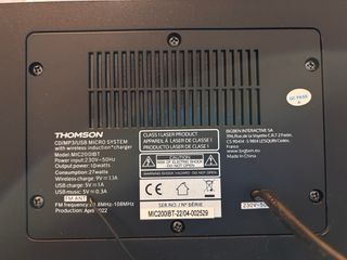 Thomson MIC200IBT Microcadena Bluetooth