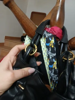 Borsone nero in pelle SportMax di maxmara