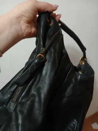 Borsone nero in pelle SportMax di maxmara