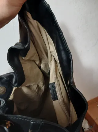 Borsone nero in pelle SportMax di maxmara