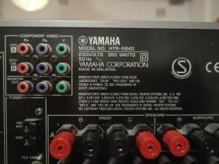 Amplificador Yamaha HTR-5840 Plata 360W