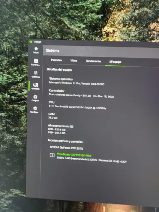 PC Gaming i5 11600k RTX 3070 32GB RAM