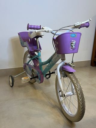 Bicicleta Frozen para niña o niño