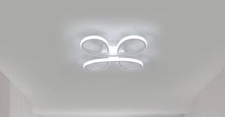 Candeeiro LED moderno minimalista branco