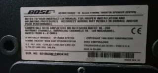 Bose Acoustimass 10 Serie II