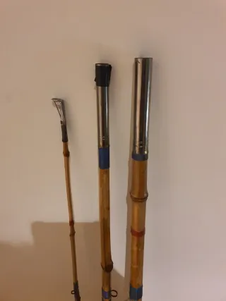 Caña de pescar de bambú 4m