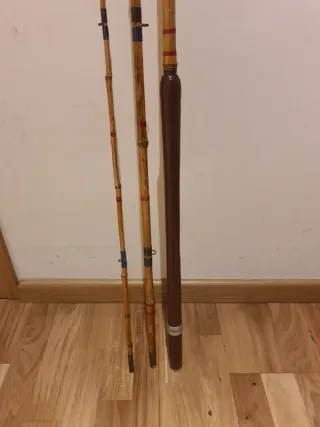 Caña de pescar de bambú 4m