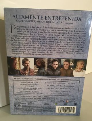 Juego de Tronos T5 y T6 DVD