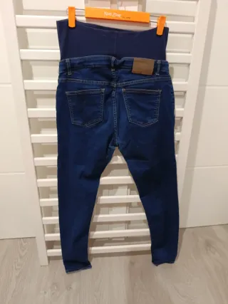 Jeggins premamá azules talla L