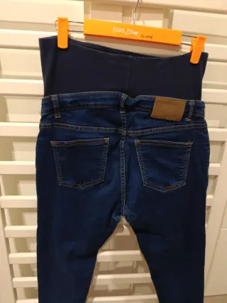 Jeggins premamá azules talla L