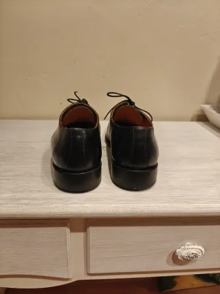 Zapatos de vestir cuero negro