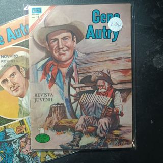 LOTE NOVARO GENE AUTRY 331,346,345,328,329,321