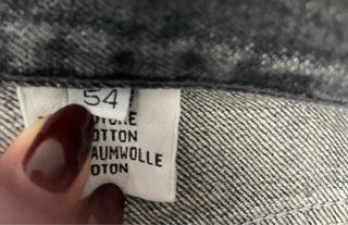 Pantalón vaquero negro Canali T/54