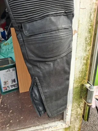 Traje de moto cuero KRAWEHL