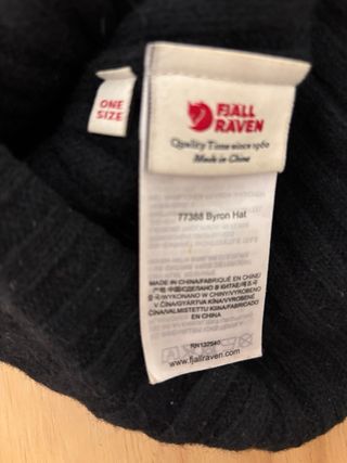 Gorro Fjällräven Negro