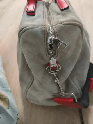 Bolso Bimba y Lola Beige/Rojo