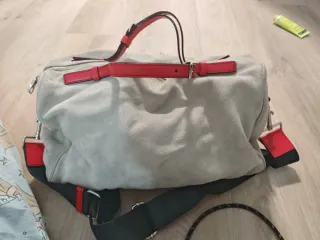 Bolso Bimba y Lola Beige/Rojo