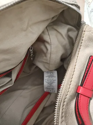 Bolso Bimba y Lola Beige/Rojo