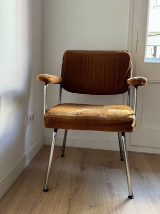 Sillon Marron Corduroy Metal Ikea