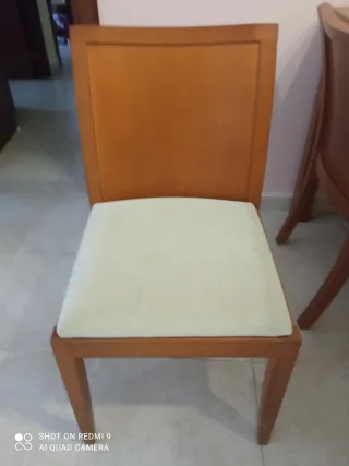 Mueble de madera cerezo macizo mesa extensible.. y