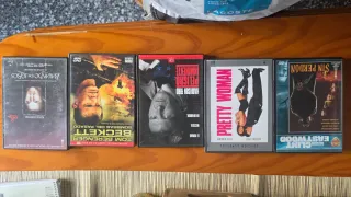 Lote 5 Películas DVD Acción/Aventura/Western