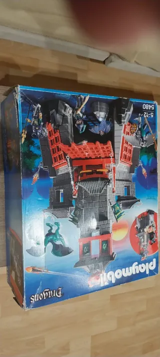 Playmobil,castillo asiatico,lote,cajas,castillo