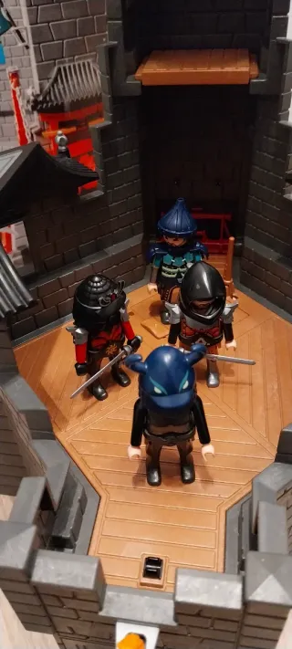 Playmobil,castillo asiatico,lote,cajas,castillo