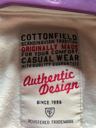 Camiseta Cottonfield chico tela gordita