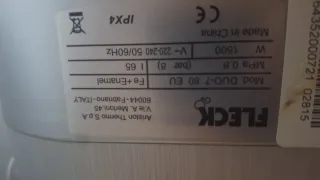 Piezas calentador duo fleck 7