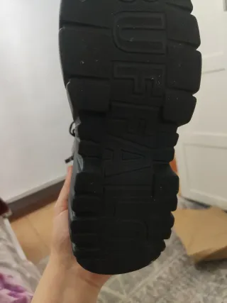 Botines Buffalo Zespher Lace Up MID negros