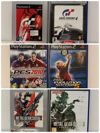 Lote 6 giochi PlayStation 2