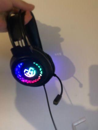 Cascos Gamer con Micrófono RGB