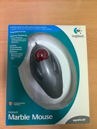 Logitech Marble Mouse Trackball Óptico