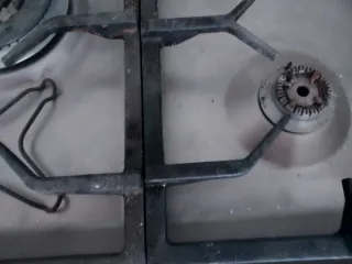 Horno de cocina plateado