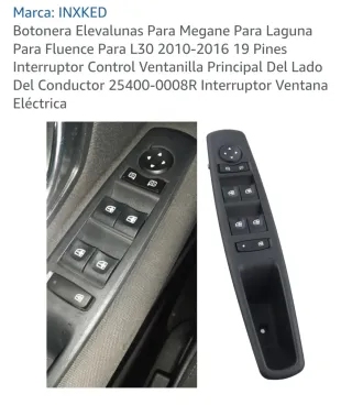 Botonera elevalunas coche nueva