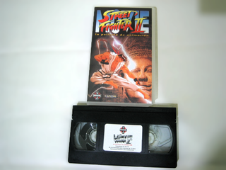 VHS Street Fighter II Película Anime Español