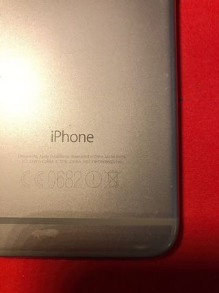 iPhone 6 Modelo A1586 Negro