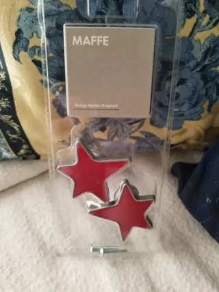 2 Pomos Estrella MAFFE Rojos