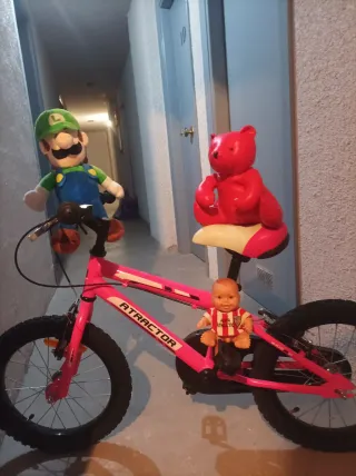 Bicicleta infantil rosa