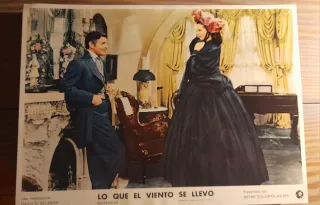 8 Fotocromos Lo que el viento se llevó