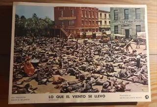 8 Fotocromos Lo que el viento se llevó