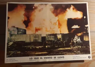 8 Fotocromos Lo que el viento se llevó