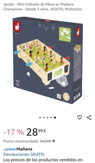 Futbolín de madera Janod