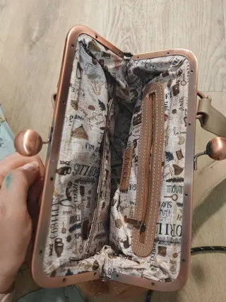 Bolso Anekke Beige y Marrón