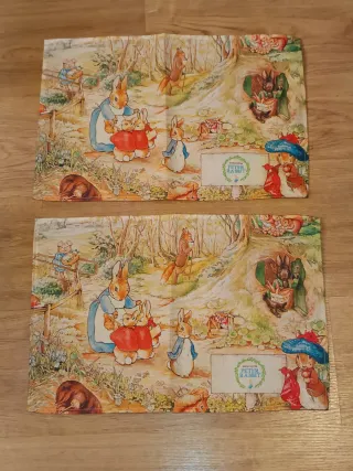 2 Tapetes Peter Rabbit