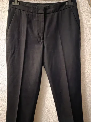 Pantalón Purificación García T.36 Negro,