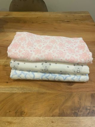 Toallas, sábanas, mantas y gasas