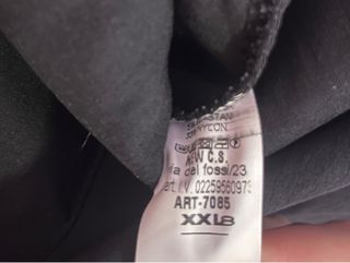 Pantalón recto negro talla XXL