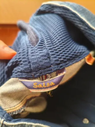 Vaqueros Salsa Talle Alto Mujer